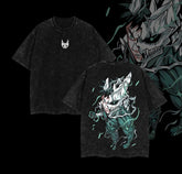 Kurodrip "Kafka Hibino" Kaiju No. 8 Vintage Washed Oversized T-Shirt