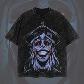 Kurodrip "Statue of God Solo Leveling" Vintage Washed Oversized T-Shirt - Kurodrip