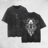 Kurodrip "Ymir Fritz the Founding Titan Attack on Titan" Vintage Washed Oversized T-Shirt - Kurodrip