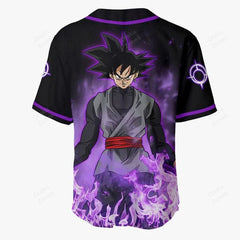 3D Anime Goku Black Custom Fandom - Dragon Ball Baseball Tee - Kurodrip