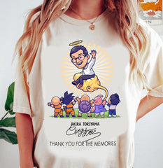 40 Years 1984 - 2024 Thank You For The Memories Dragon Ball Z Unisex T-Shirt - Kurodrip