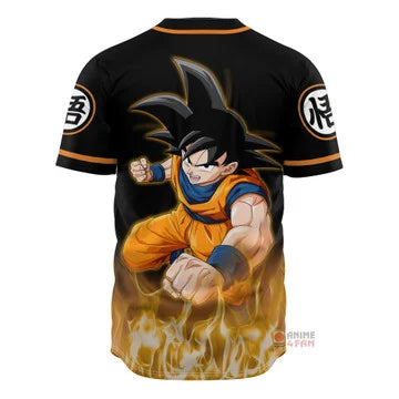 3D AnimeGoku Custom Fandom - Dragon Ball Baseball Tee - Kurodrip