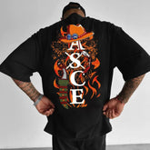 Vintage ASCE One Piece Unsiex T-shirt, Cool Staw Hat One Piece Anime Sweatshirt, Portgas D. Ace Hoodie, Love Manga Anime Merch - Kurodrip