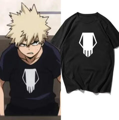 Summer My Hero Academia Bakugo Katsuki T-Shirt, Printed Fashion Tee for Men and Women, Loose Fit Casual Cotton T-Shirt - Kurodrip