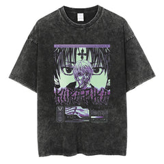 Kurodrip "Chain of Vengeance" Hunter x Hunter Vintage Washed Oversized T-Shirt
