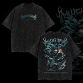 Kurodrip "Muichiro Tokito" Demon Slayer: Kimetsu no Yaiba Vintage Washed Oversized T-Shirt