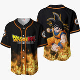 3D AnimeGoku Custom Fandom - Dragon Ball Baseball Tee - Kurodrip