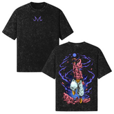 Kurodrip Kurodrip "Majin Buu" Dragon Ball Vintage Washed Oversized T-Shirt Vintage Washed Oversized T-Shirt