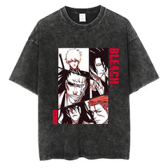 Kurodrip "Rescue Team" Bleach Vintage Washed Oversized T-Shirt