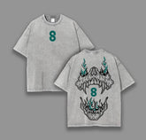 Kurodrip "Kafka Hibino" Kaiju No. 8 Vintage Washed Oversized T-Shirt
