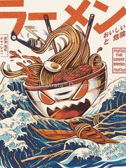 Kurodrip "The Great Ramen off Kanagawa" iPhone (116) Phone Case
