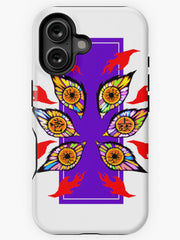Kurodrip "Kokushibo Eyes in Pop Art" Demon Slayer iPhone 116 Phone Case