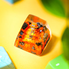 Kurodrip "Ace (Fire Fist)" One Piece Artisan Resin Keycap