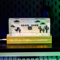 Dino Game Epoxy Lamp - Kurodrip