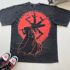 Kurodrip "Berserk Guts Anime Aesthetic Vintage Oversize T Shirt - Kurodrip