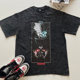 Kurodrip "Satoru Gojo, Sukuna, Jujutsu Kaisen Anime Vintage Oversize T Shirt - Kurodrip