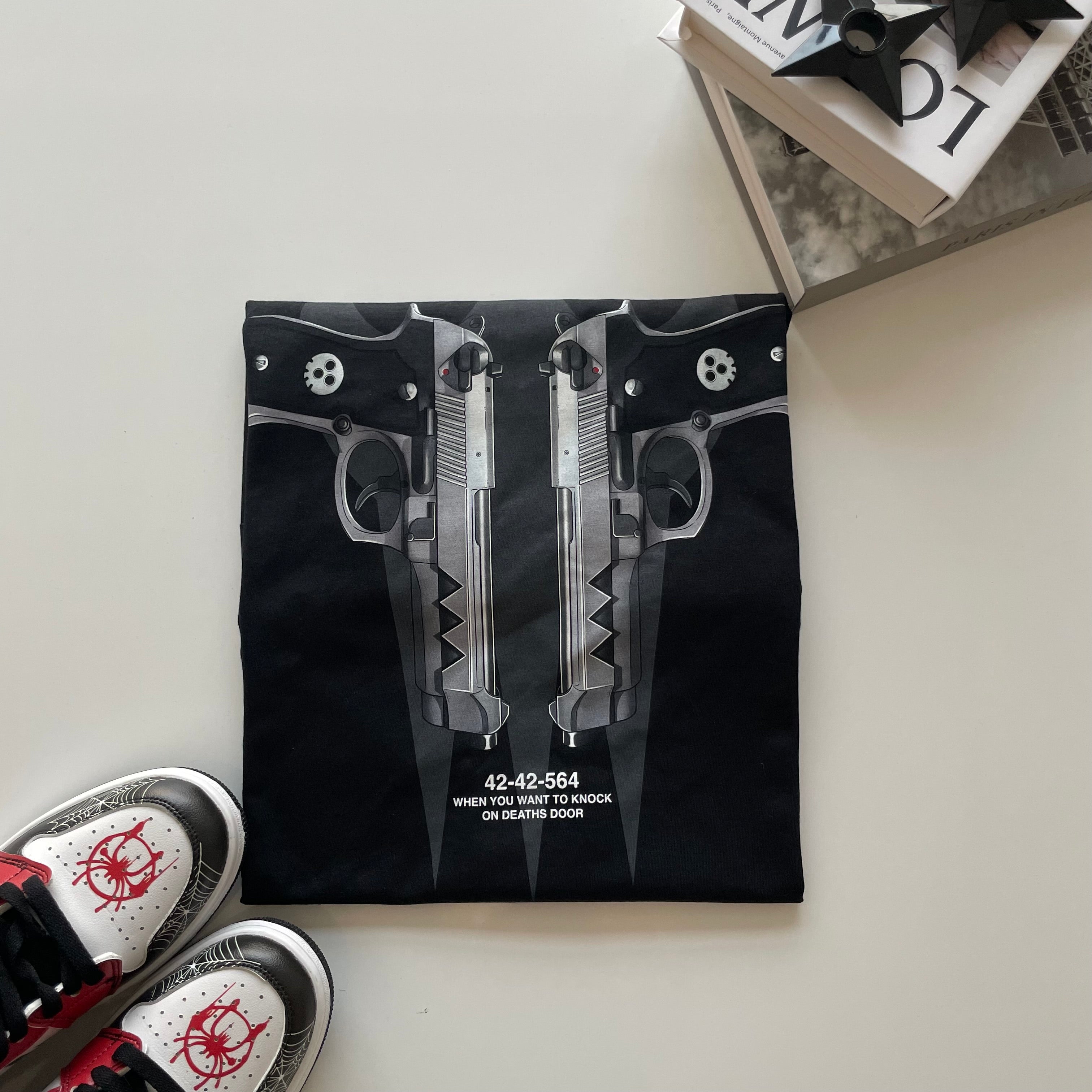 Death the Kid X Demon Twin Guns - Soul Eater T Shirt - Kurodrip