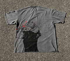 Kurodrip "Ryomen Sukuna Divine Flame Jujutsu Kaisen" Vintage Washed Oversized T-Shirt - Kurodrip