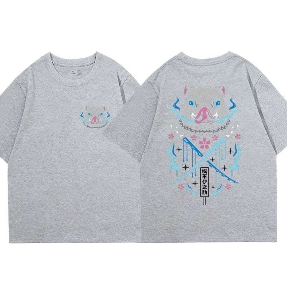 Inosuke - Demon Slayer Oversize T Shirt - Kurodrip