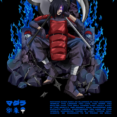 "Madara X Throne - Naruto Shippuden" Oversize T-Shirt