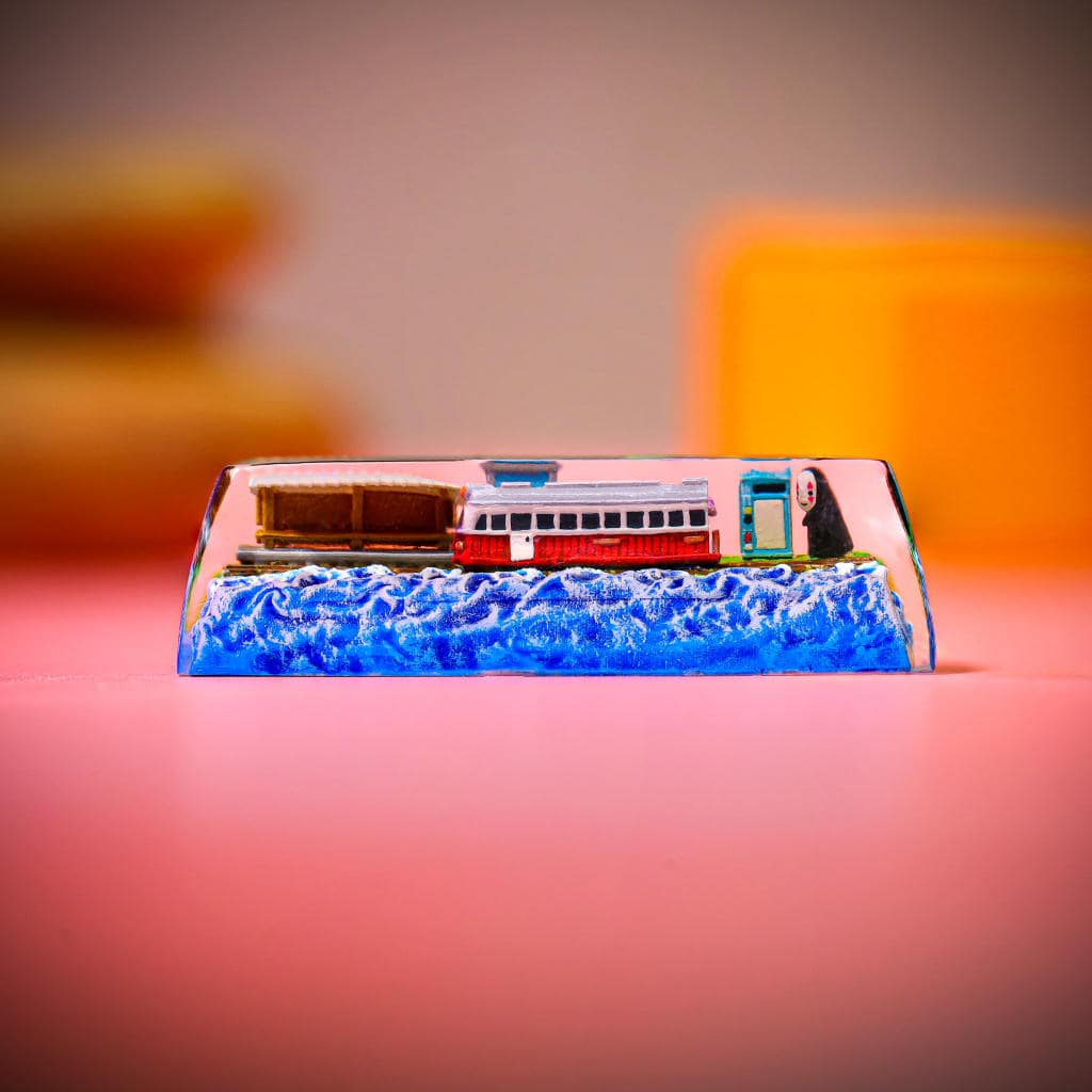 No Face Resin Shift/Enter Keycap - Hirosart