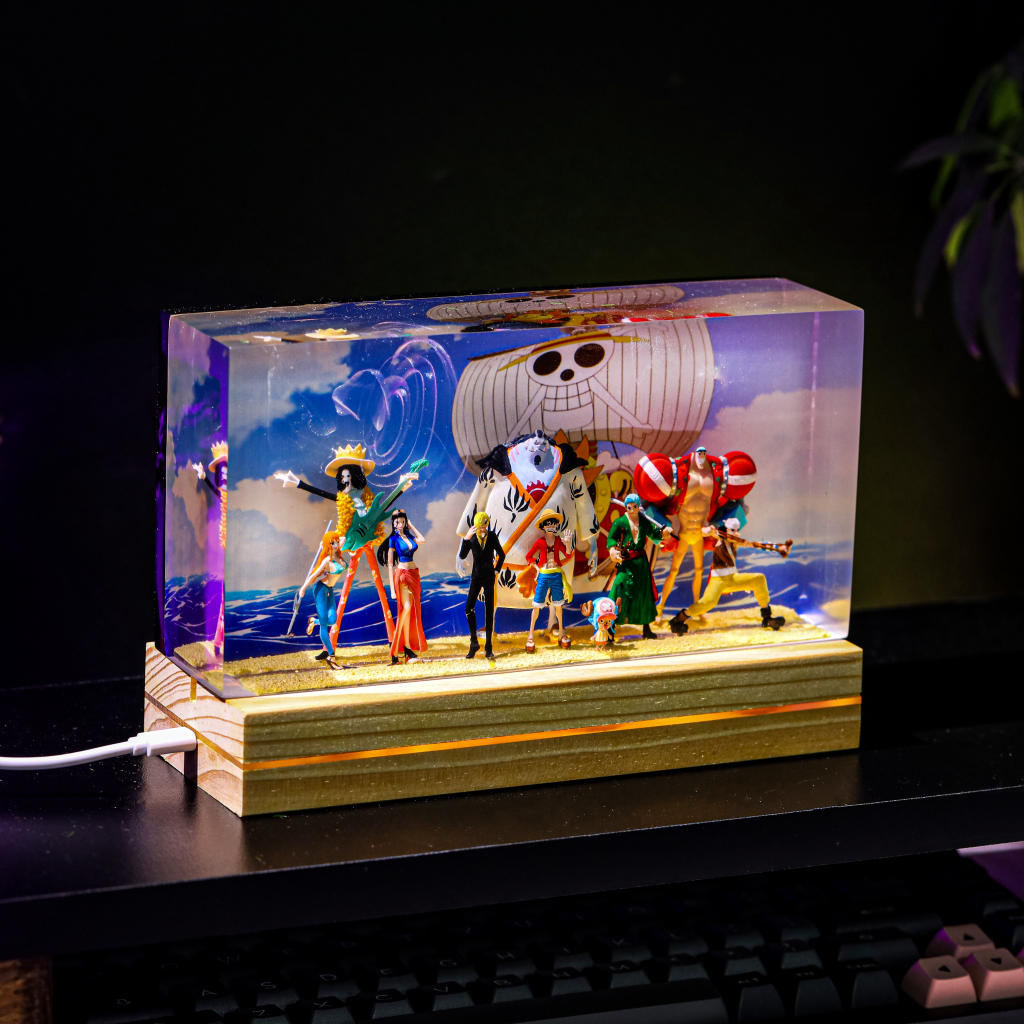One Piece Straw Hat Pirates Night Lamp - Kurodrip