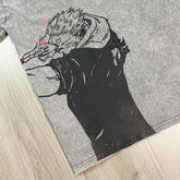 Kurodrip "Ryomen Sukuna Divine Flame Jujutsu Kaisen" Vintage Washed Oversized T-Shirt - Kurodrip