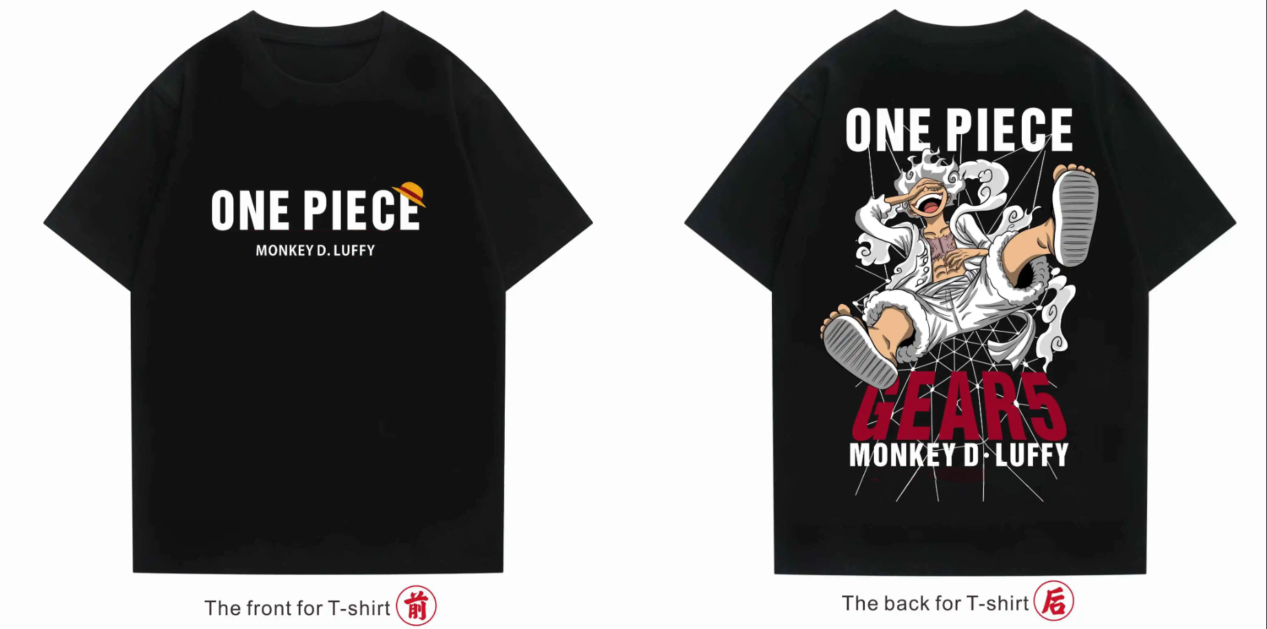 a t - shirt with a cartoon character on it