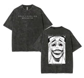 Kurodrip "Statue of God Solo Leveling" Vintage Washed Oversized T-shirt - Kurodrip