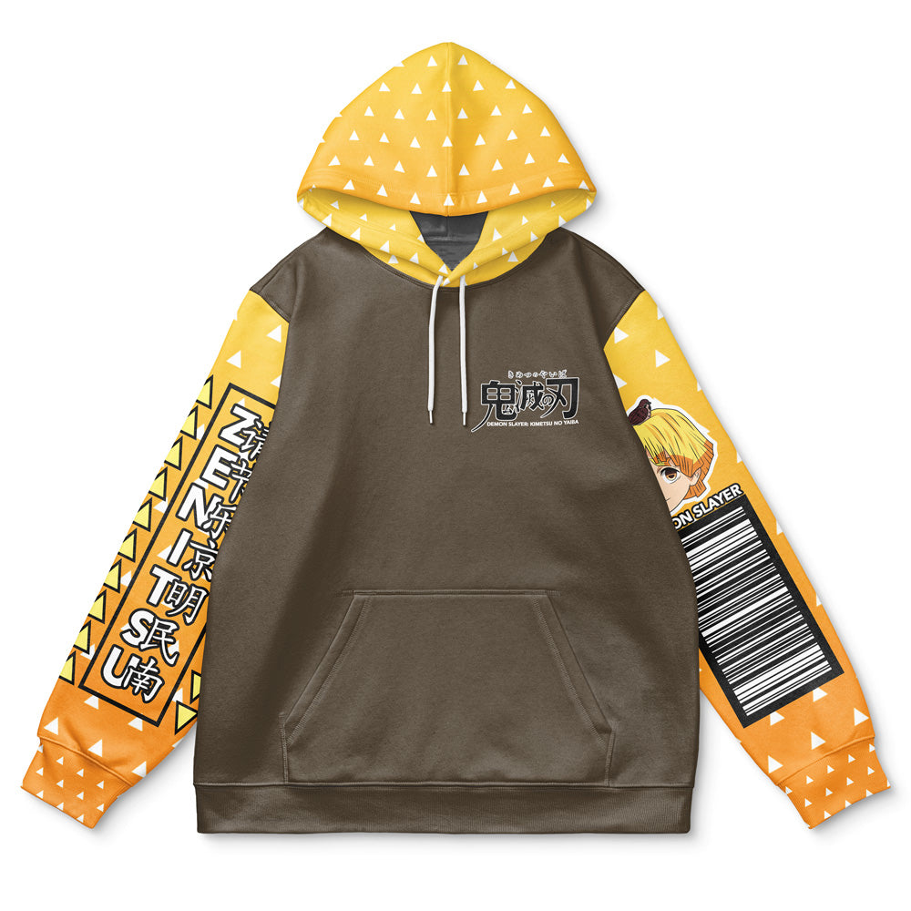 Zenitsu Agatsuma Demon Slayer Streetwear Hoodie