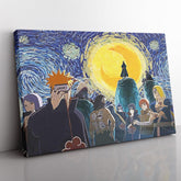 Akatsuki Ultimate Ninja Storm Naruto Starry Night Canvas Print Wall Art - Kurodrip