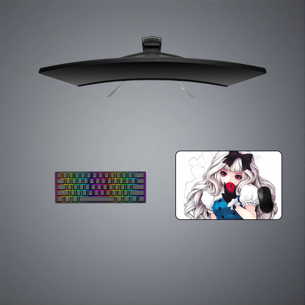 Anime Snow White Design M-XXL Size Gaming Mouse Pad, Computer Desk Mat