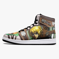 Armin Arlert Training Corps Shingeki no Kyojin Mid 1 Basketball Shoes