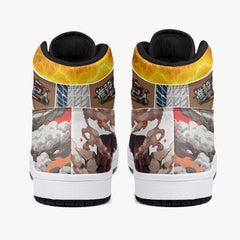 Bertholdt Hoover Colossal Titan Shingeki no Kyojin Mid 1 Basketball Shoes
