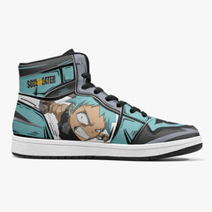 Black Star Soul Eater Mid 1 Basketball Shoes