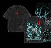 Kurodrip "Kafka Hibino" Kaiju No. 8 Vintage Washed Oversized T-Shirt