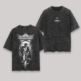 Kurodrip "Sukuna Domain Expansion Jujutsu Kaisen" Vintage Washed Oversized T-shirt - Kurodrip