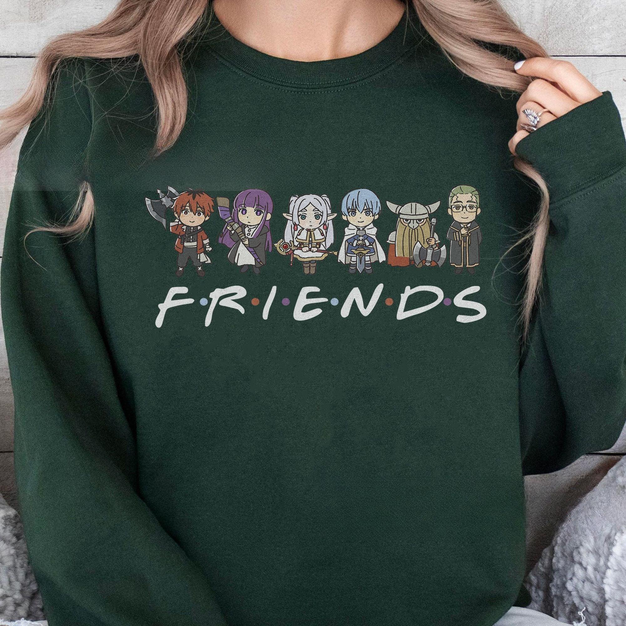 Beyond Journey's End Friends - Sousou no frieren T shirt - Kurodrip