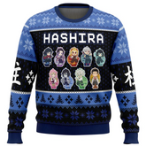 Chibi Hashira Demon Slayer Ugly Christmas Sweater