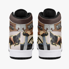Christa Lenz Training Corps Attack on Titan Mid 1 Basketball Shoes