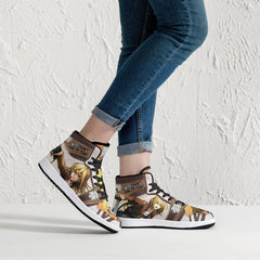 Christa Lenz Training Corps Shingeki no Kyojin Mid 1 Basketball Shoes