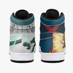 Deku and Bakugo My Hero Academia Mid 1 Basketball Shoes