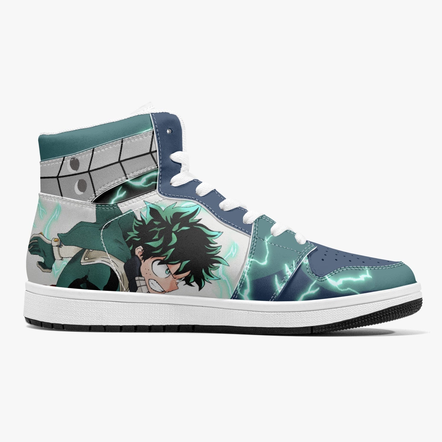 Deku and Bakugo My Hero Academia Mid 1 Basketball Shoes