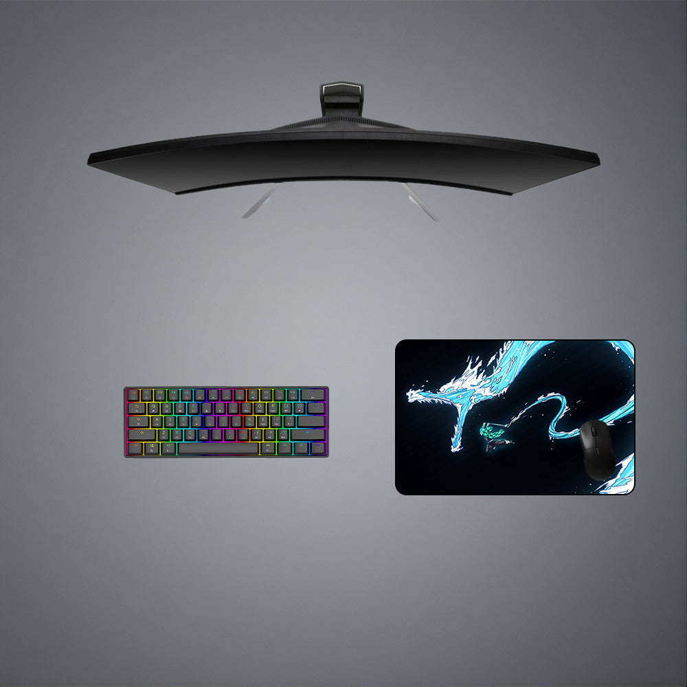 Demon Slayer Water Dragon Design M-XXL Size Gaming Mouse Pad Computer Desk Mat - Kurodrip