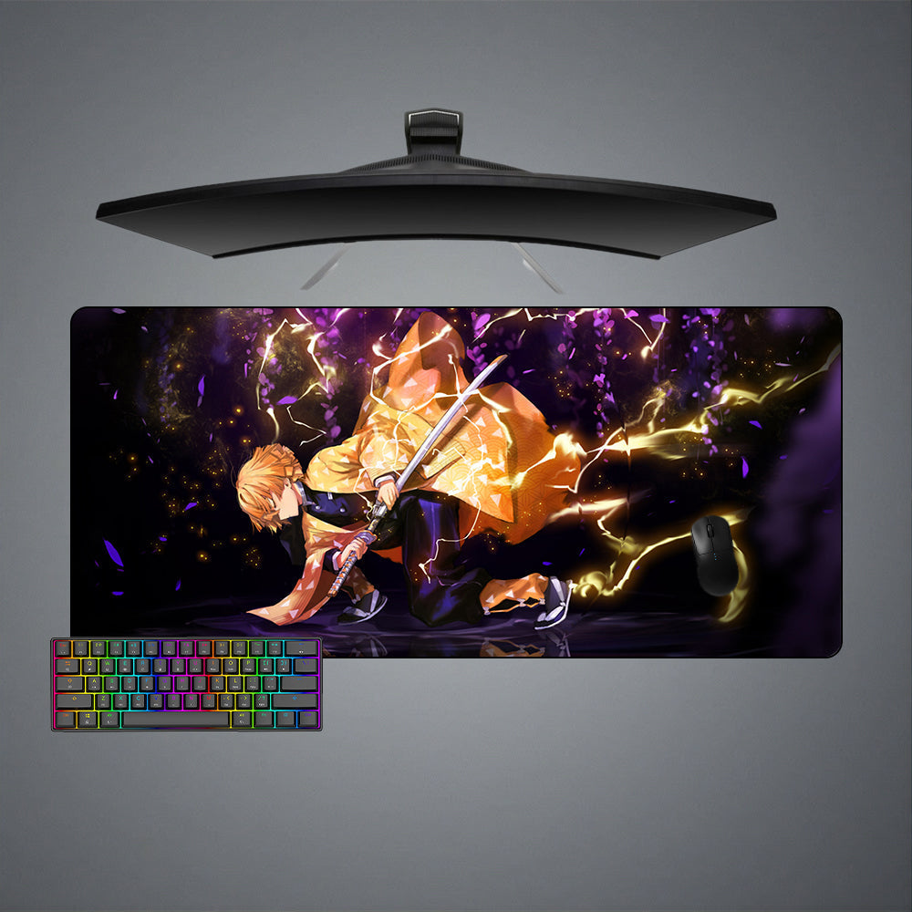 Demon Slayer Zenitsu Agatsuma Size Gaming Mouse Pad - Kurodrip