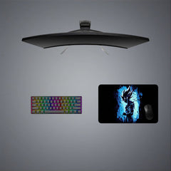 DBZ Goku Blue Aura Design M-XXL Size Gaming Mouse Pad Computer Desk Mat - Kurodrip