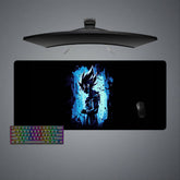 DBZ Goku Blue Aura Size Gaming Mouse Pad - Kurodrip