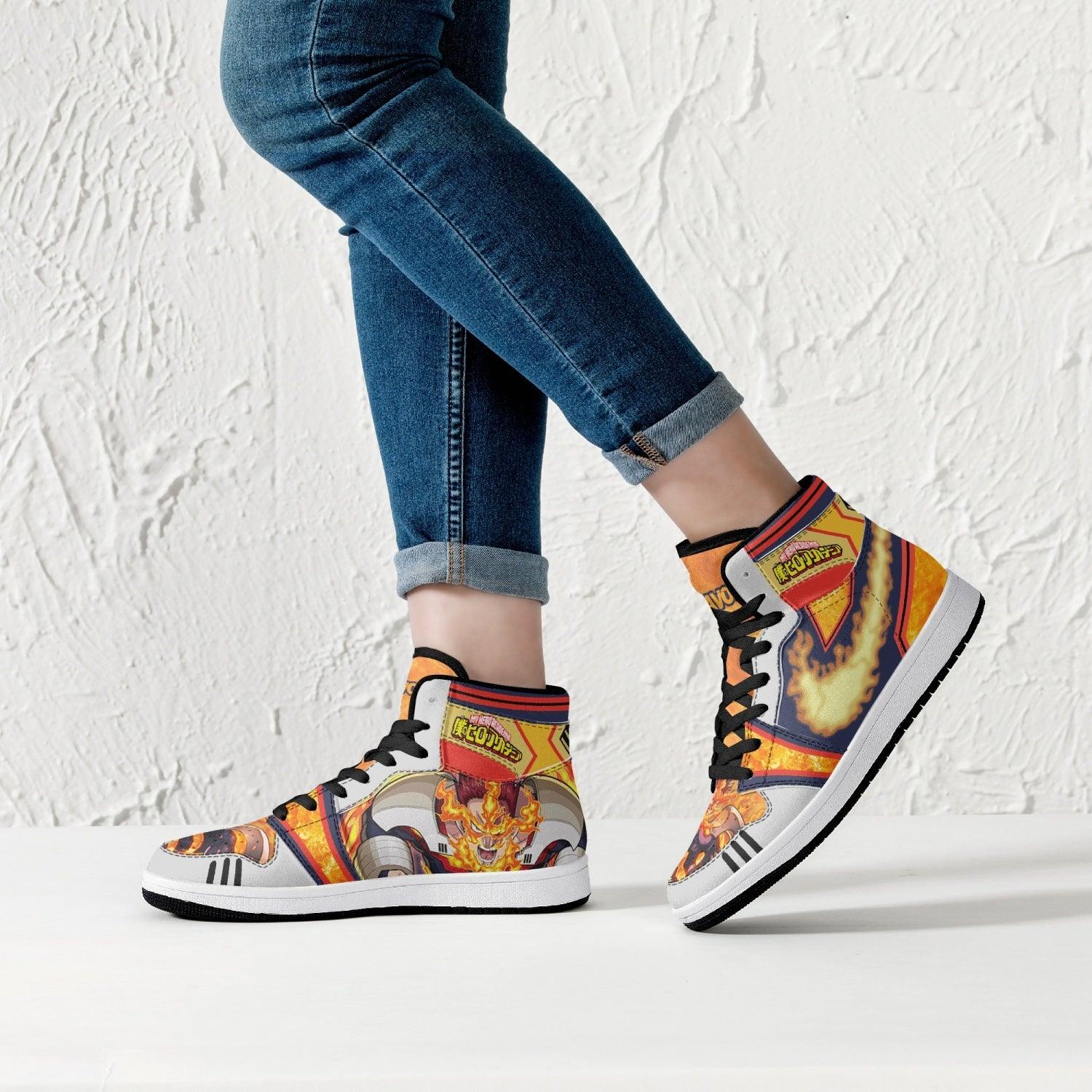Enji Todoroki Endeavor My Hero Academia Mid 1 Basketball Shoes