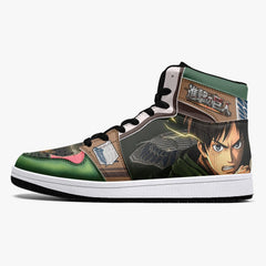 Eren Yeager Survey Corps Attack on Titan Mid 1 Basketball Shoes