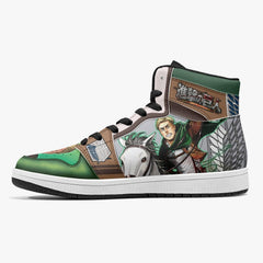 Erwin Smith Shinzou wo Sasageyo Shingeki no Kyojin Mid 1 Basketball Shoes